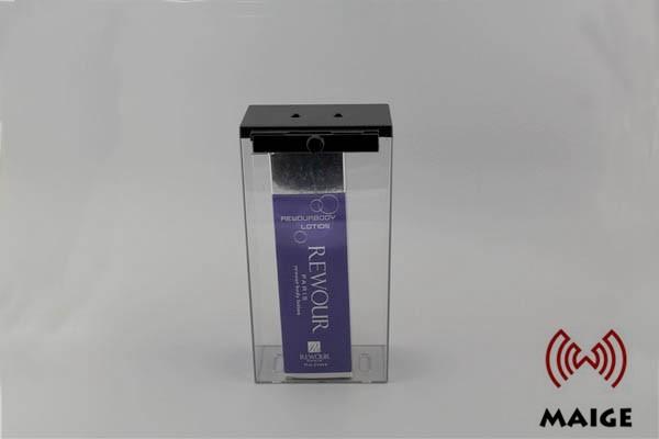 Durable EAS Safer Box , Plastic Clear Cosmetic Box Anti Shoplifting Function
