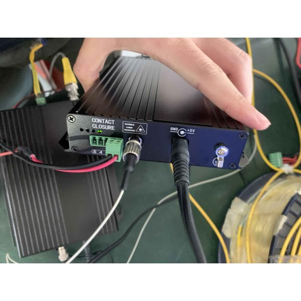 Analog Video Bidi Data RS232/RS422 10/100M Ethernet Over Fiber Converter DC5V