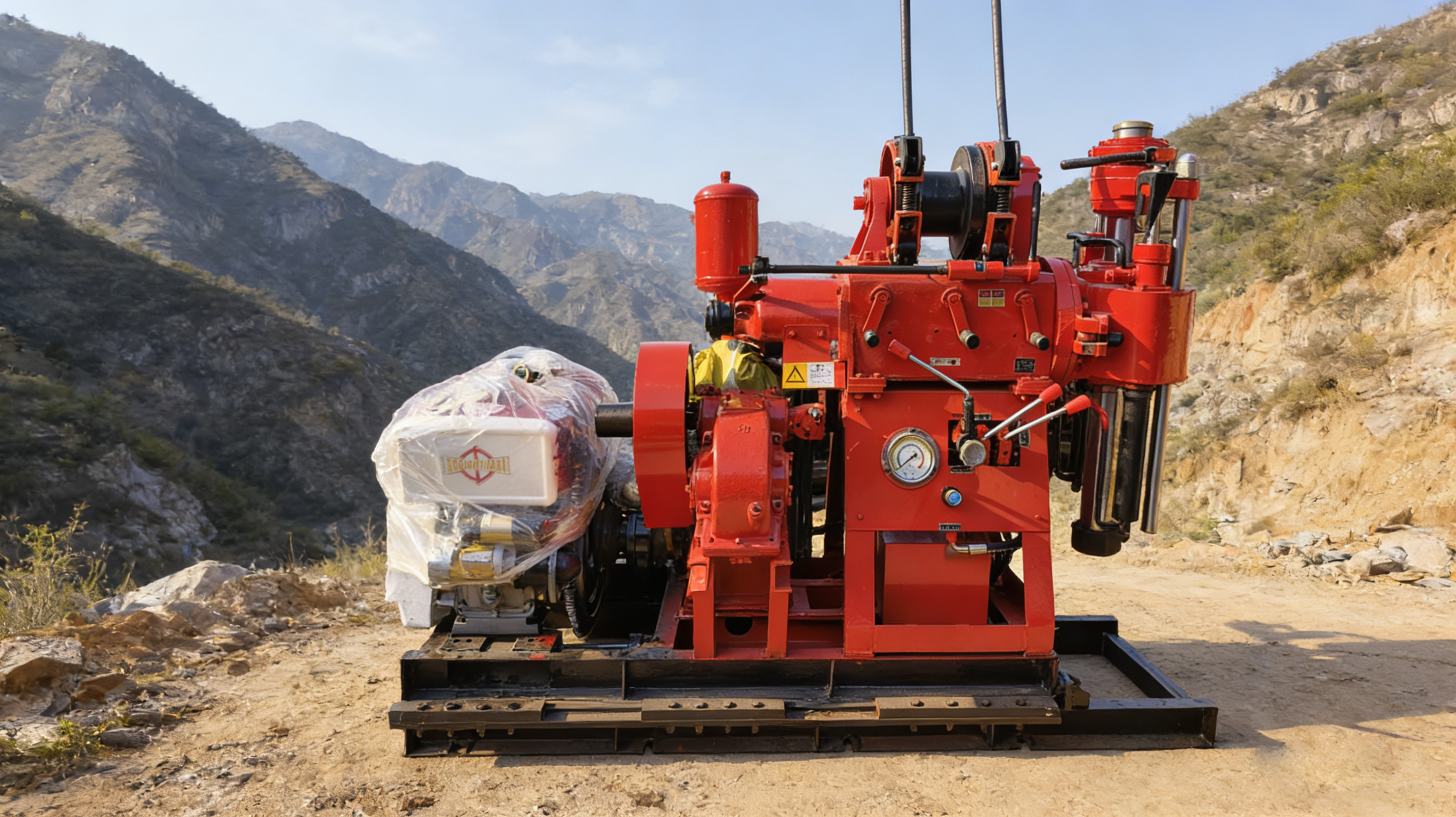 GK200 Drilling Rig With Multi-stage Variable Speed For Water Well Drilling