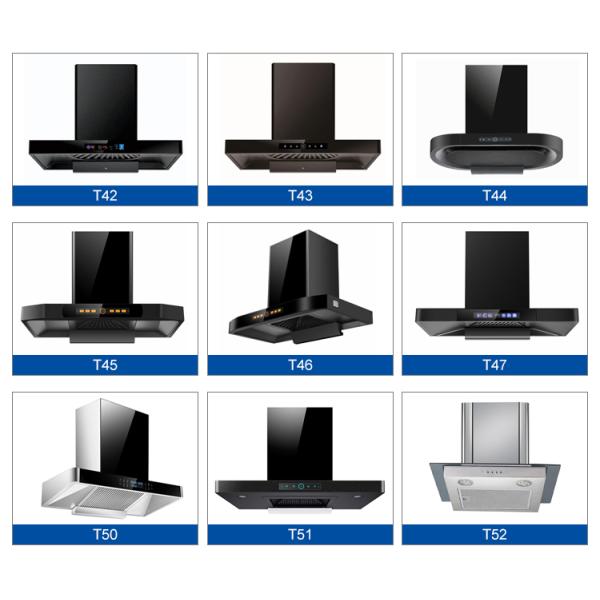 HUATAI T Shape Chimney Hood Stainless Steel Copper Motor Low Noise Function 200W Power
