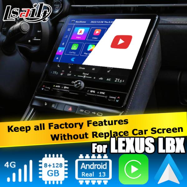 Lexus LBX 2023 to present Android 13 Qualcomm 6125 base 8+128GB video inteface