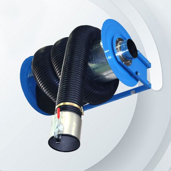 Exhaust Extraction Spring Hose Reel Vehicle Workshops Spring Loaded Garden Hose Reel