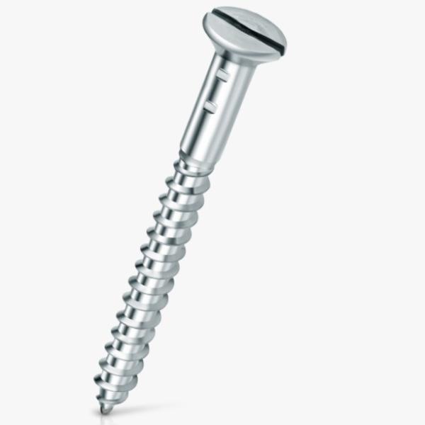 DIN 97 Steel Slotted Countersunk Flat Head Wood Screws