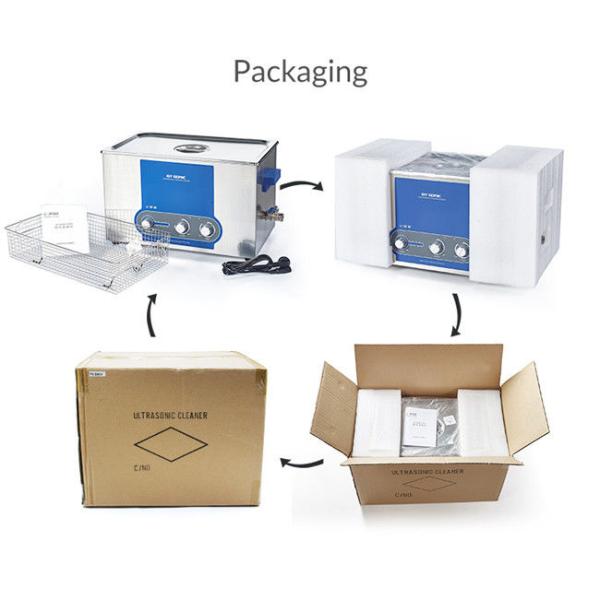 Fine Metal Parts Ultrasonic Dental Cleaner Adjustable Power Square Shape