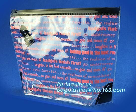 Slider k bag with writable panel for easy label, reclosable slider plastic bags, snack plastic cosmetic slider pac