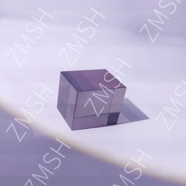 Cultivo artificial cor dopada safira AL2O3 método personalizado CZ roxo