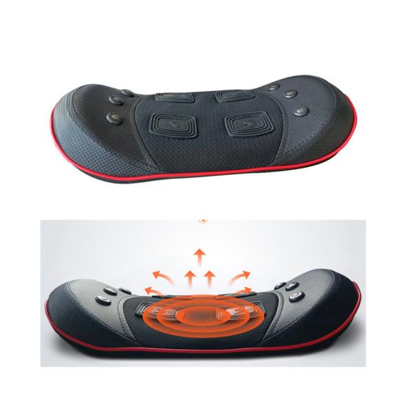 Tracción lumbar del cojín del Massager de la parte posterior del alivio del dolor que da masajes al OEM del apoyo trasero