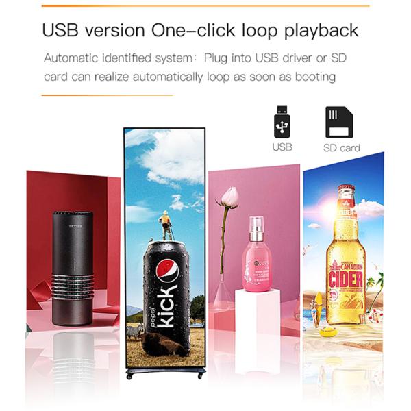 P2.5 Wifi Control Poster Led Display Подсвеченный плакат ОДМ