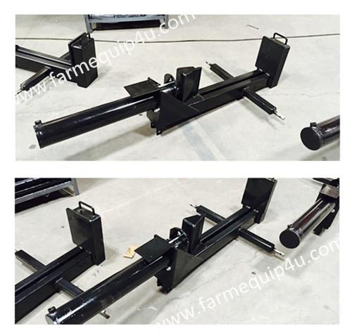 Log Splitter with tractor 3point hitch mounted hydraulic cylinder