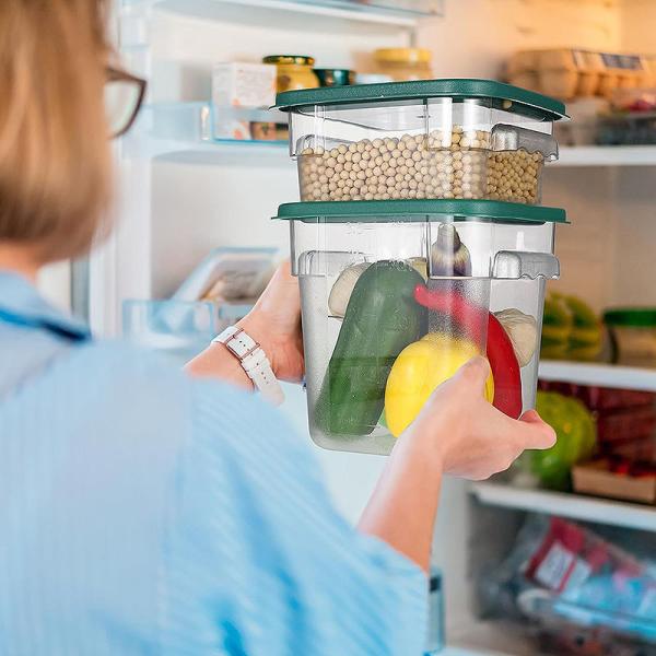 Sustainable Recyclable Plastic Food Storage Container Rice Storage Kitchen Organizer PC Food Storage Container