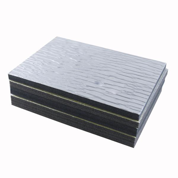 25kg/M³ Aluminum Foil Composite Xpe Foam Polyolefin Insulation For HVAC Ductwork