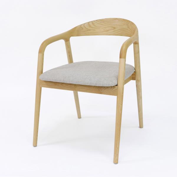 Home Furniture General Solid Wood Dining Chair with Customization in Walnut/Natural/Black at Reasonable