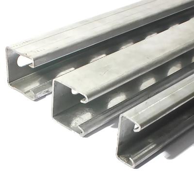 Galvanized 20 Ft Strut Channel Unistrut P1047 ASTM GB JIS Standards Custom