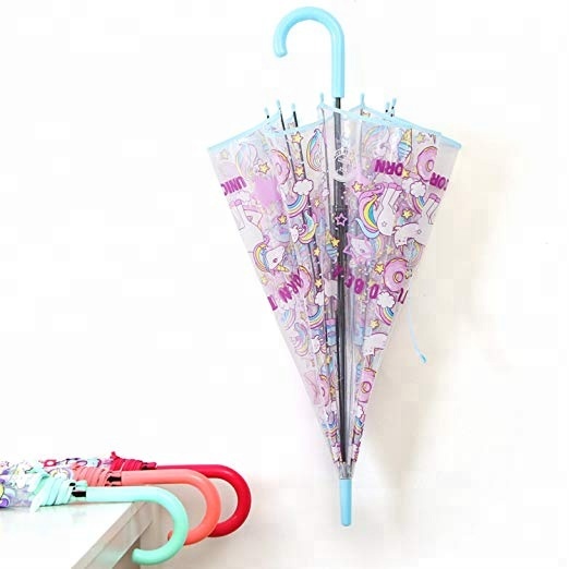 Fashion Auto Open Transparent Dome Umbrella Outdoor Weddings Windproof
