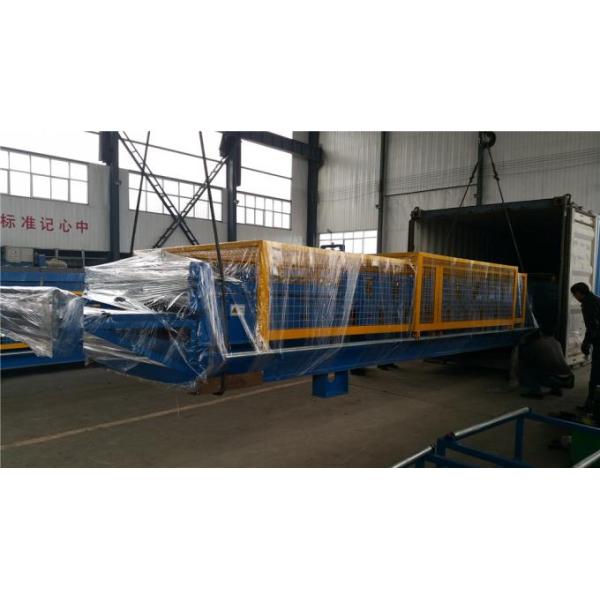 Chain Drive Roof Tile Roll Forming Machine With Hydraulic Pressing Cutting Devices