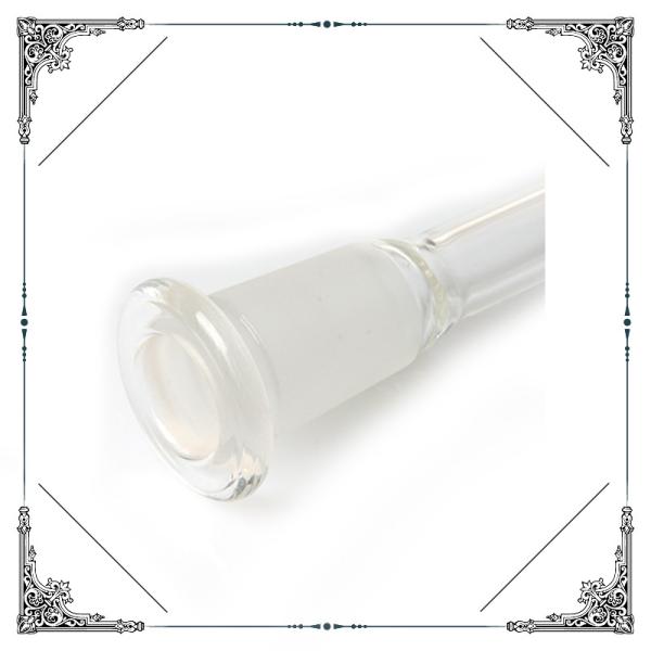 White Hookah Glass Downstem For Bubbler Bong Smoking Water Pipes