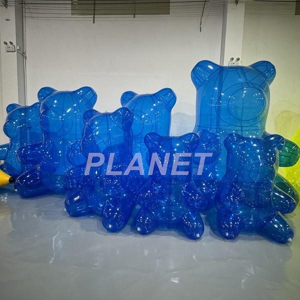 ポータブル イベントステージ 透明 PVC 充気透明 飾り付け用