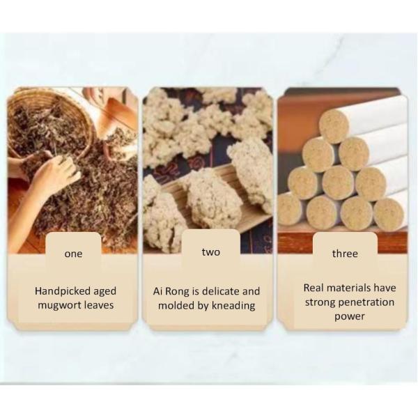 Long Shelf Life Smokeless Moxibustion Stick for Traditional Chinese Medicine Therapy