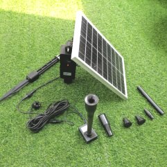 Timer Outdoor Garden Pool Water Pump 7.4V 2000MAH Solar Powered TYPE-C Charger Port