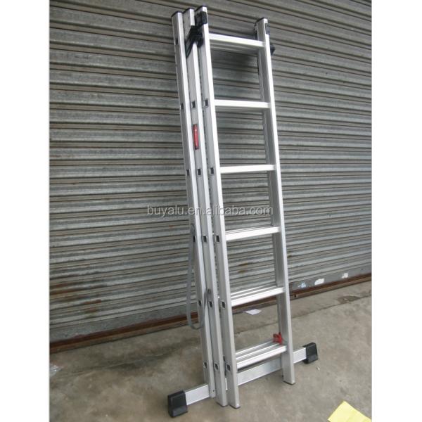 Mutifunctional Aluminum Step Ladder Extention Combination Aluminum Ladder