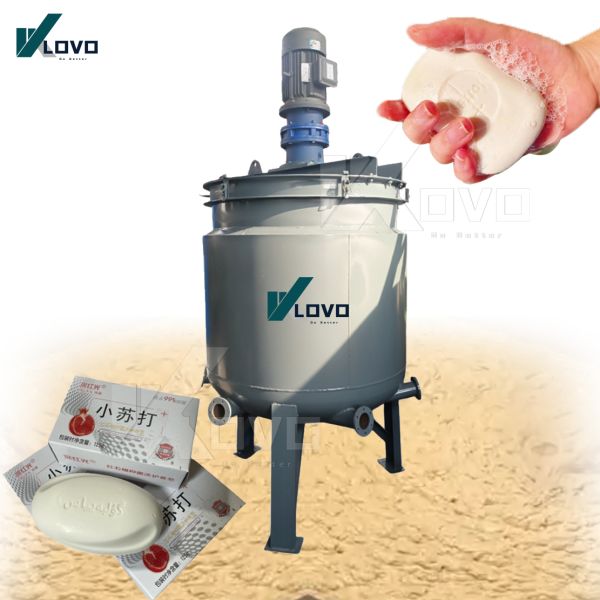 100-300kg/H Oil Saponification Tank Fat Saponification Pot Soap Granule Production Line