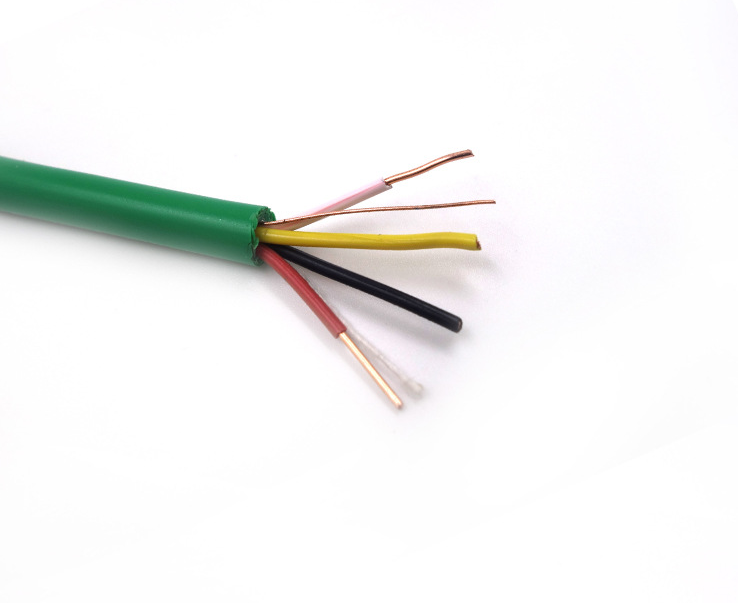 KNX Smart Home System Control Cable 2x2x0.8mm2 Solid Copper Twisted Pair 0.8mm 2 Pair Green Shield EIB BUS PVC Insulated