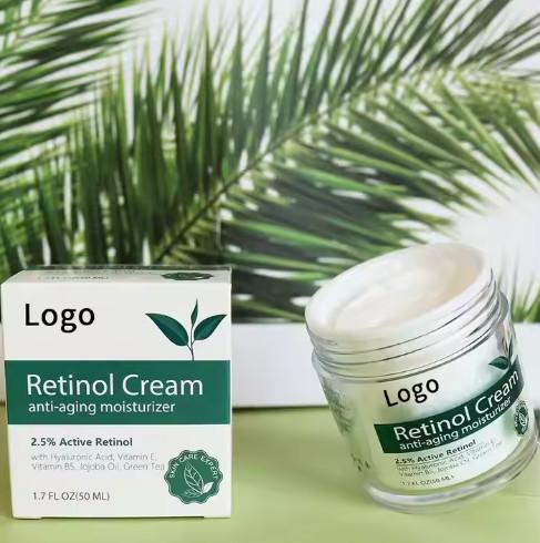 OEM / ODM Anti-Aging Facial Cream for Skin Care Collagen Infused Retinol Whitening Anti-Wrinkles Brightening and Moisturizing