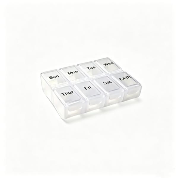 8 Compartments Medicine Box 2 Compartments Detachable Plastic PP Storage case Carry Travel Mini Plastic One Day Pill Box