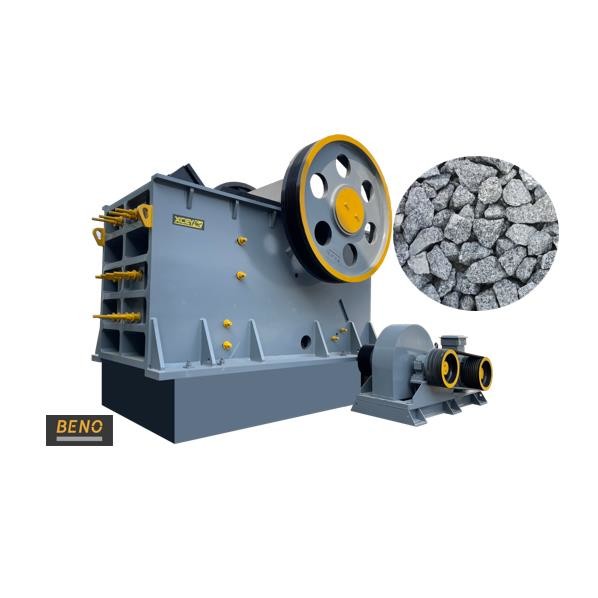 Concasseur de roche à mâchoire en acier au manganèse robuste 20-62 tph pour des