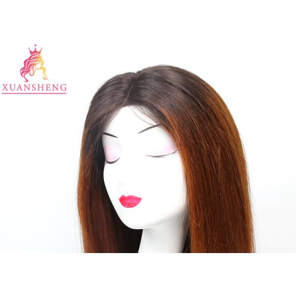 Custom Full Lace Wigs Human Hair Brazilian Virgin Cuticle Aligned Lace Front Wigs Ombre