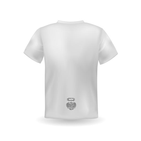 T-Shirt personalizado com logotipo da universidade para promoção em estilo casual