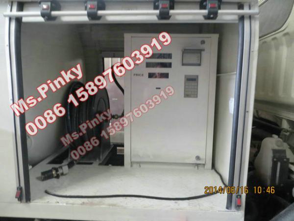 LPG Filling Gas Truck With Mobile Dispenser Machine DFAC 5cbm -5.5cbm LPG Storage Tanker