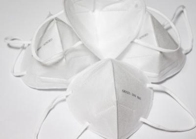 Dust Protection Disposable KN95 Mask 5 Ply Filtration CE / FDA