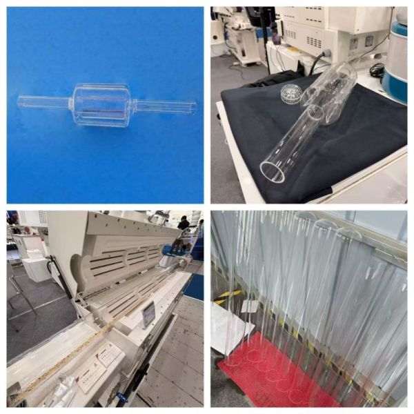 Custom High Temperature Resistant High Transmittance Quartz Glass Tube And Sleeve