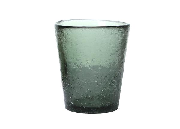 Hand Pressed 95mm Colored Glass Candle Holder With Customized Logo