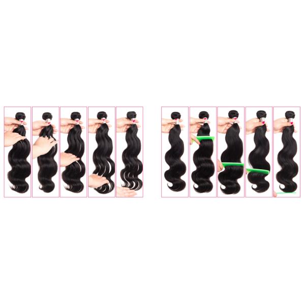 100% Real 6A Silky Straight Brazilian Remy Human Hair 10 Inch - 30 Inch