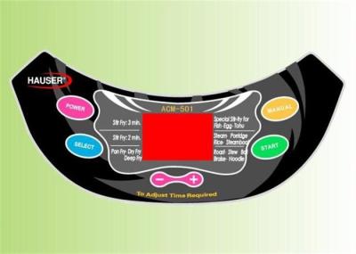 Interruptor feito sob encomenda do teclado de membrana da borracha de silicone da tela de toque para o carro GPS