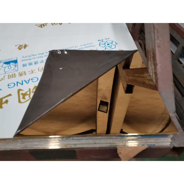 Gold 201 Stainless Steel Sheet Plate 316 Colour PVC Coated ASTM JIS AISI
