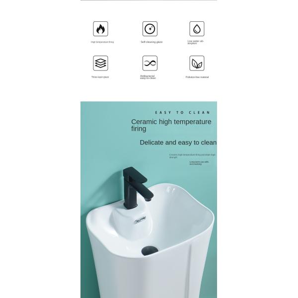 Оптовая цена Современные санитарные принадлежности Бесплатное стоящее белое керамическое ванное место