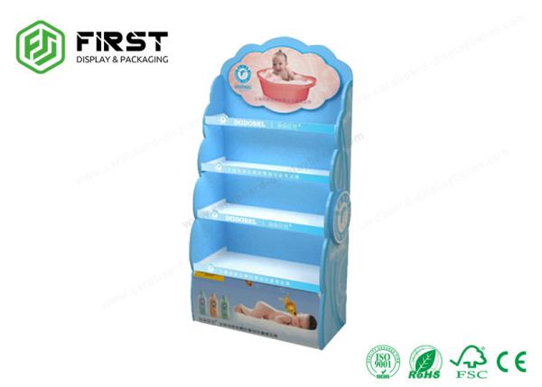 Custom Recyclable Cardboard Pop Up Display Stands Full Color Printing For Advertising