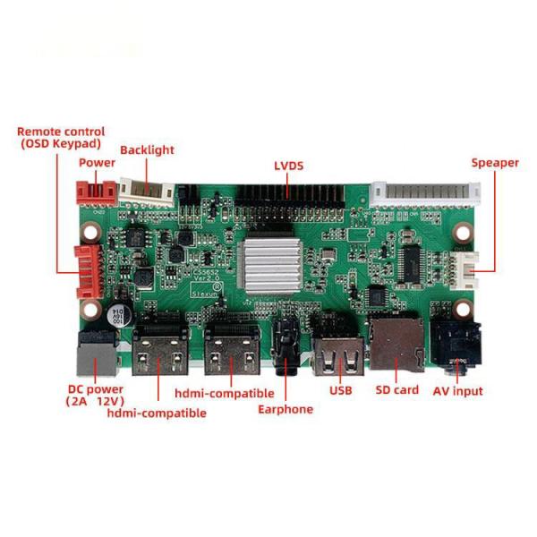 1366x256 LVDS Sunlight Readable Touch Screen TFT LCD Display Panel 28 Inch