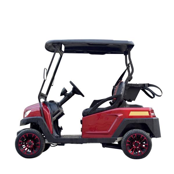 Popullar Model Red Electric Golf Car 2 Seaters with CE Certification Wholesale Price