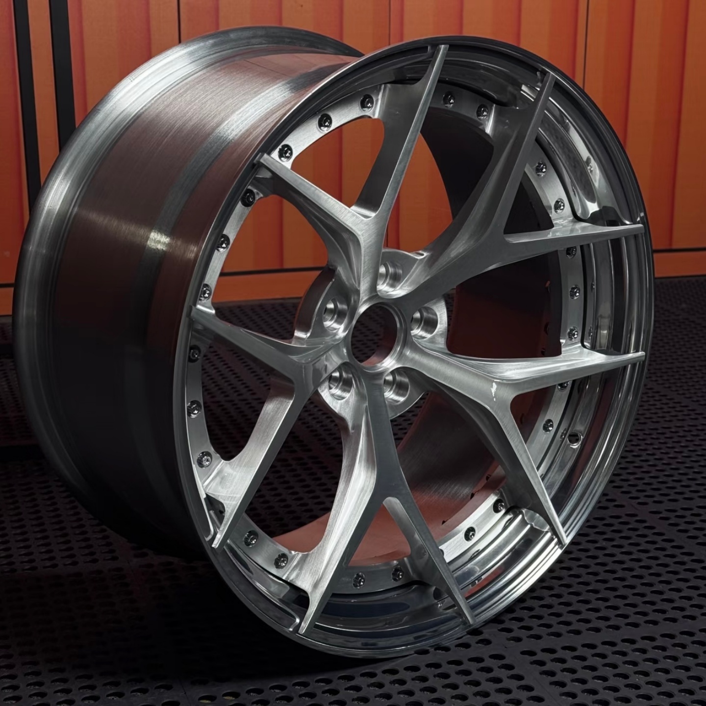 Bestselling2 Piece Forged Wheels 16-24 Inch 5x112 5x120 Car Wheel RS2 Deep Lip  Forged Wheels for BMW M3 F80