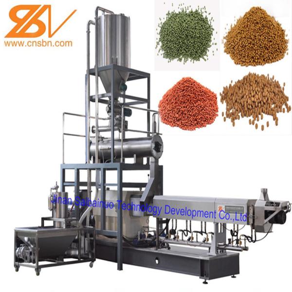 Automatic Fish Feed Pellet Processing Machinery In Saibainuo Factory