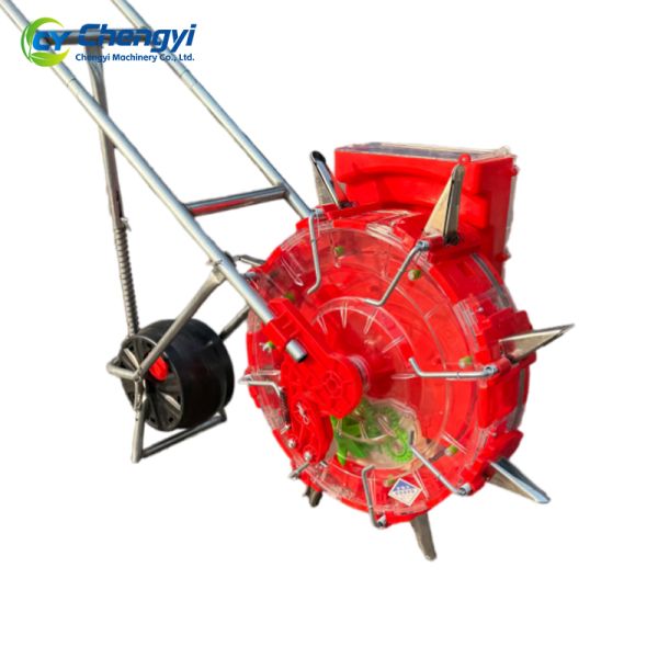 High Strength Plastic Hand Push Seeder Planter Lightweight Accurate Seeding For Field Gardening