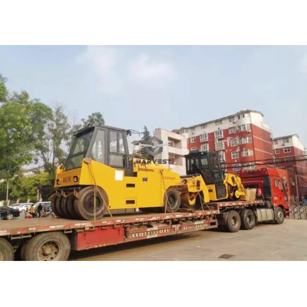 16000 кг гидравлический пневматический дорожный ролик с 4 передними и 5 задними шинами