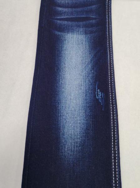 Dual-Core Siro Yarn Cross Slub  85%Cotton Stretch Denim Fabric 12S For Jeans Or Coat