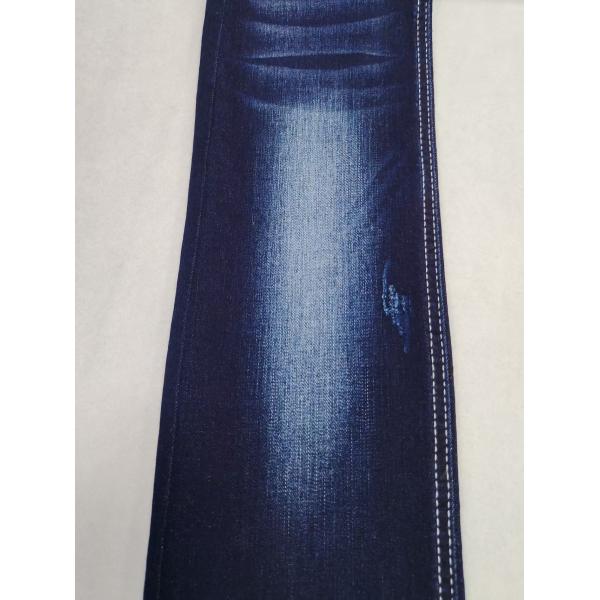 Dual-Core Siro Yarn Cross Slub  85%Cotton Stretch Denim Fabric 12S For Jeans Or Coat