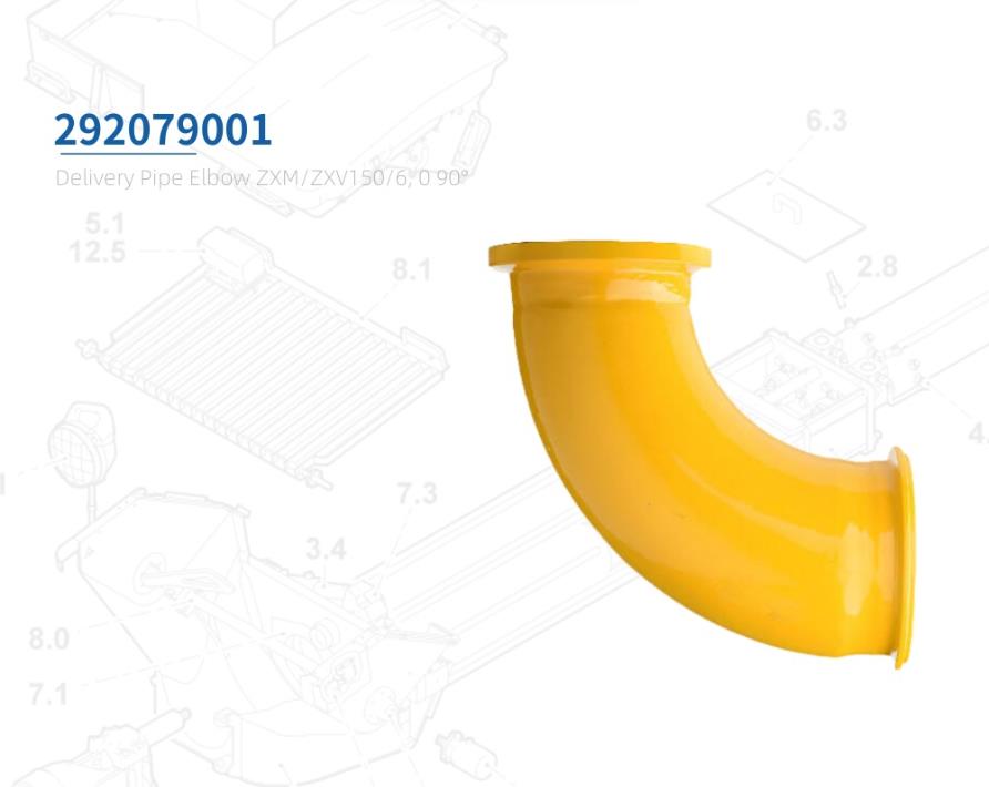 Customized Putzmeister No. 2 Concrete Pump Truck Parts New ZXM/ZXV150/6 0 90,292079001 Elbow for Truck Parts