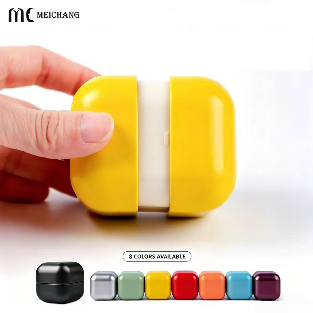 5–10g Mini Square Aluminum Tin with Rounded Corners for portable balm, solid perfume, hair wax and other small-format product packaging (MC-811）